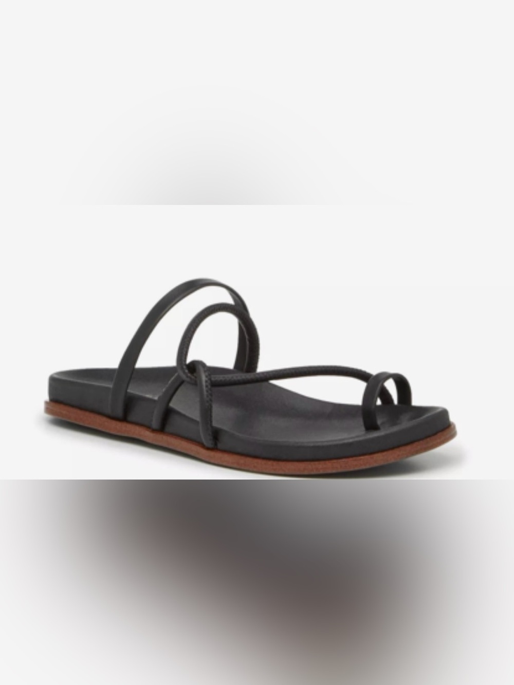 Women’s KORKS Audra Black Strappy Slide Sandal Size 9